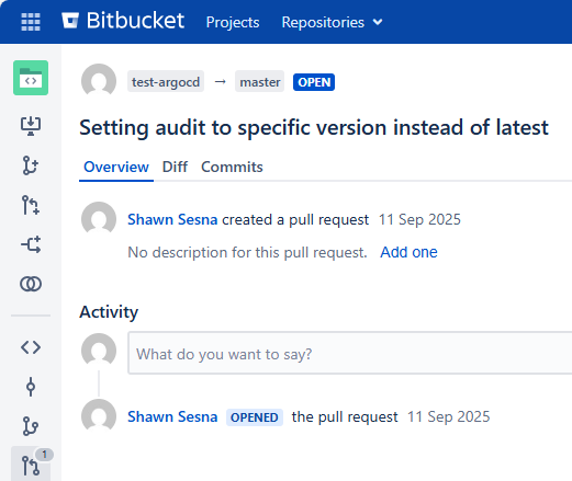 Bitbucket UI