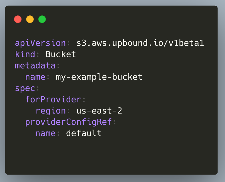 Crossplane example