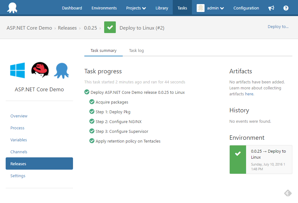Deployment Summary