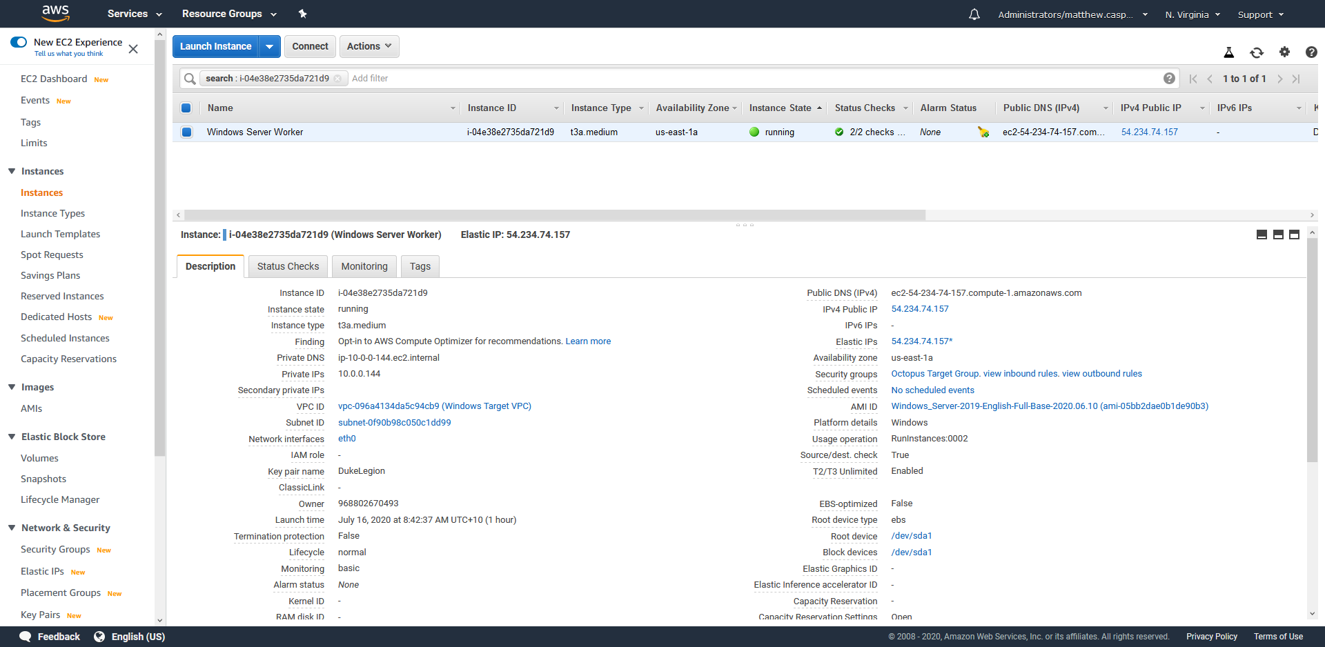 Windows ec2