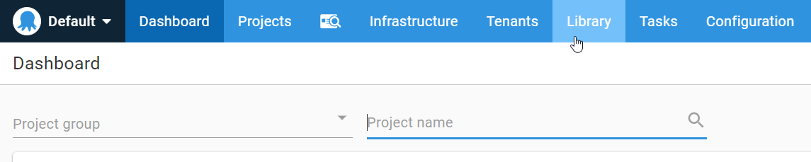 Octopus dashboard