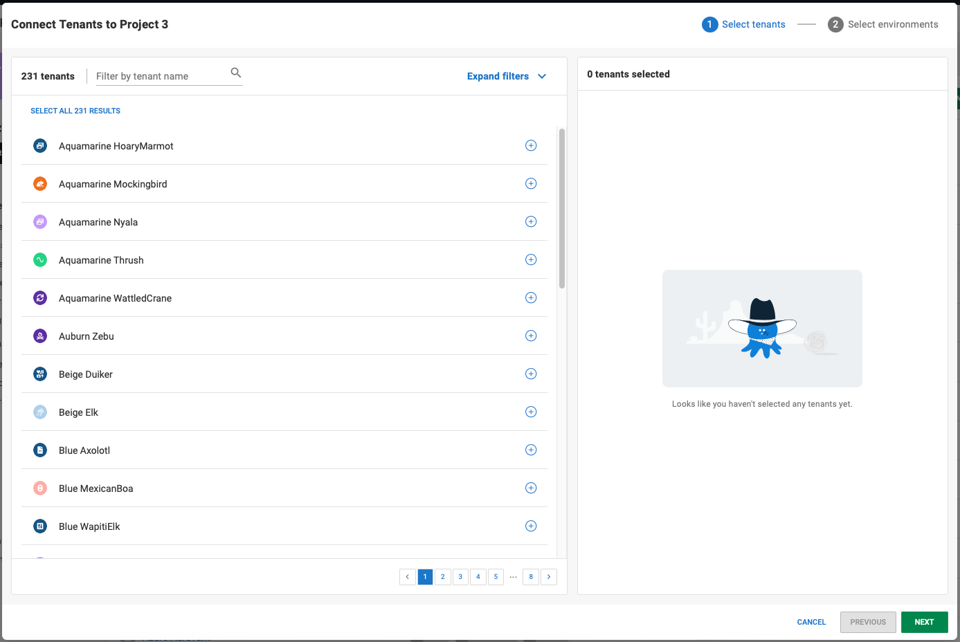 An overview of the new bulk action