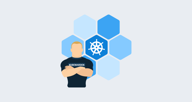 A bouncer standing in front of a cluster of hexagons