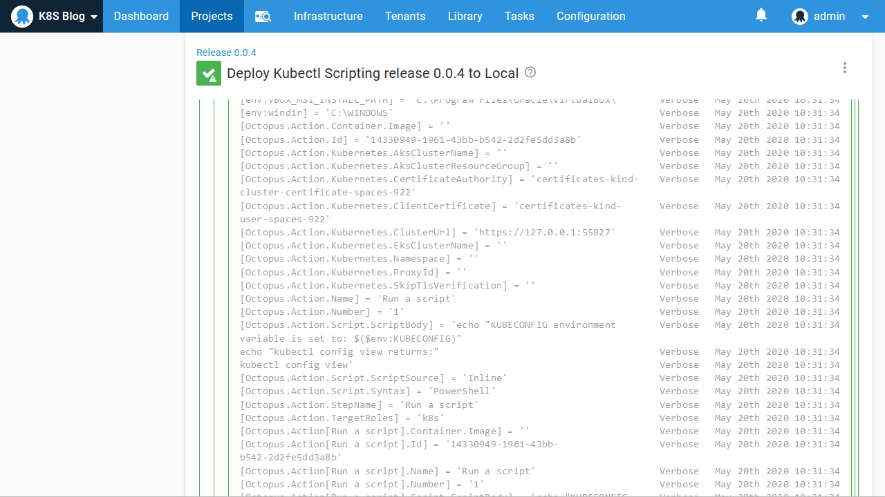 Variables logs