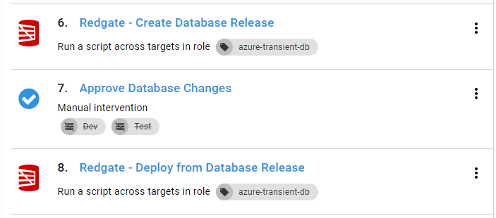 Database approve change