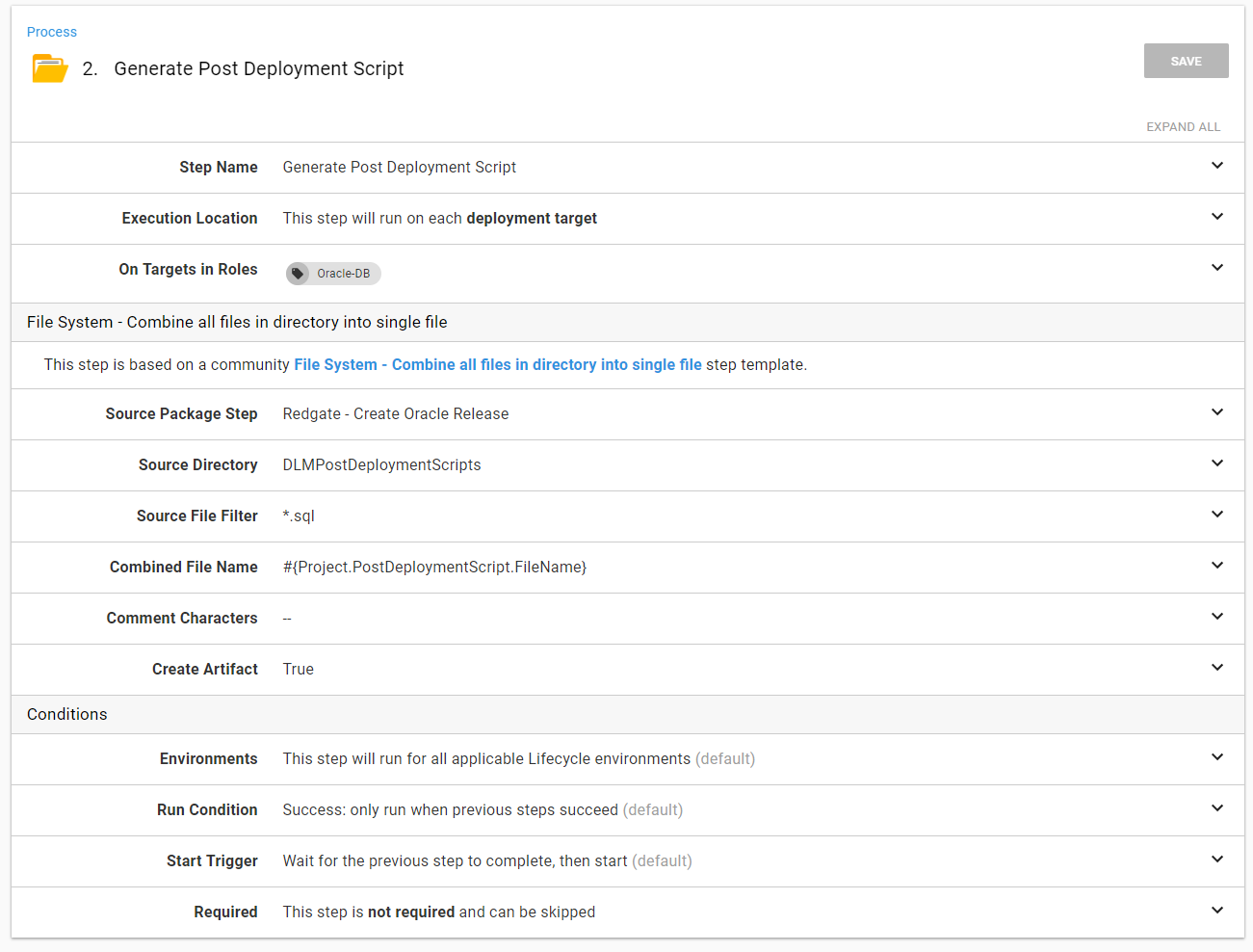 Octopus generate postdeployment script