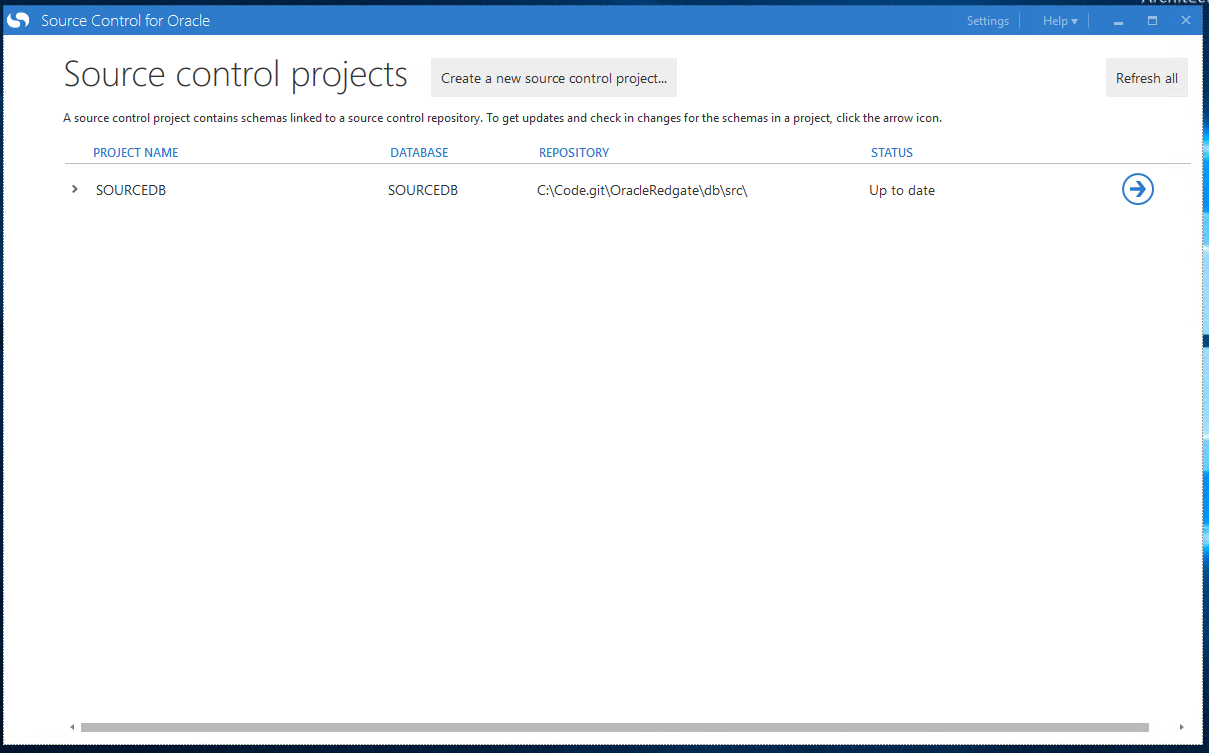 Redgate source control after new folder