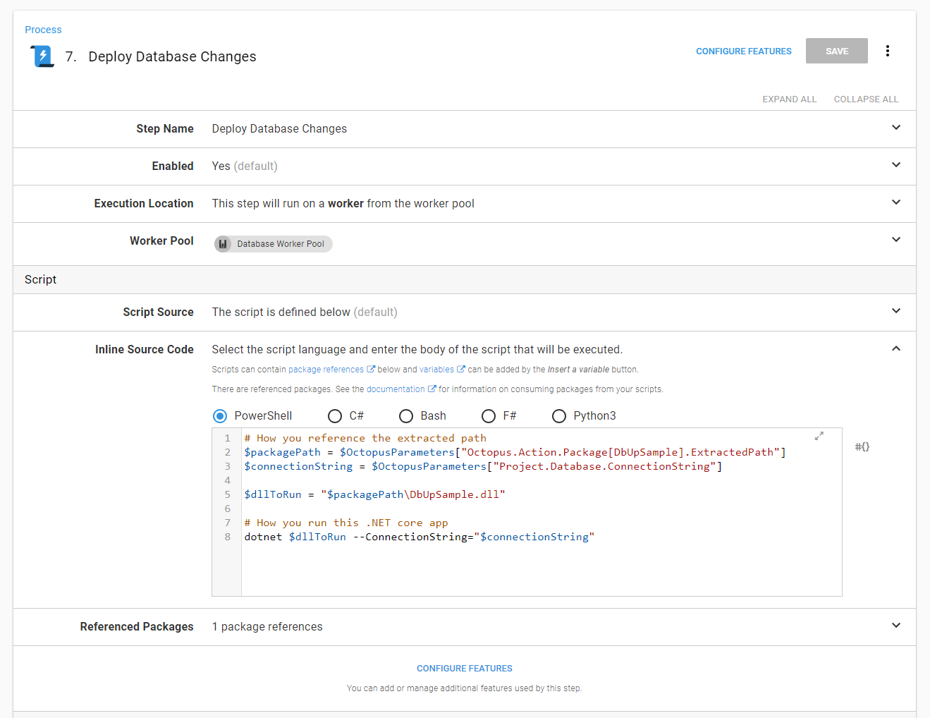 Octopusdeploy deploychanges