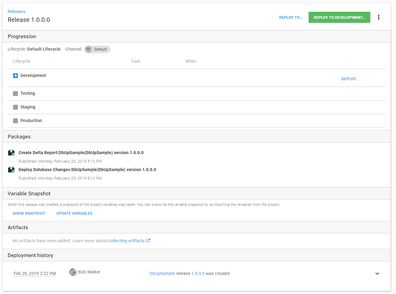 Octopusdeploy deployrelease