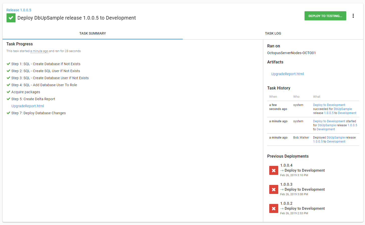 Octopusdeploy successfulrelease