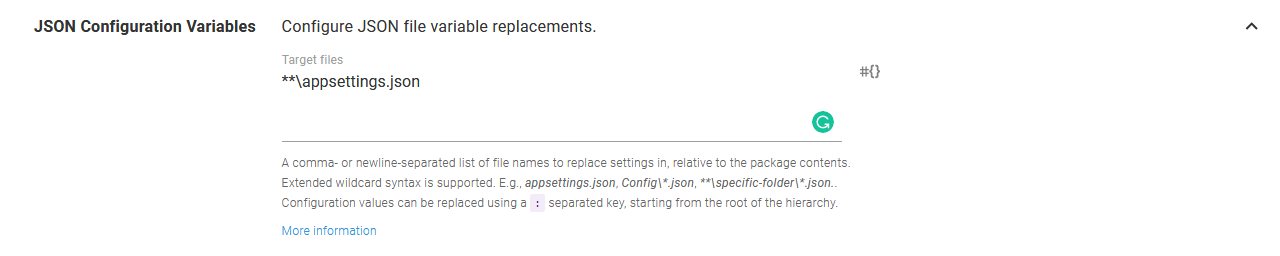 Feature config