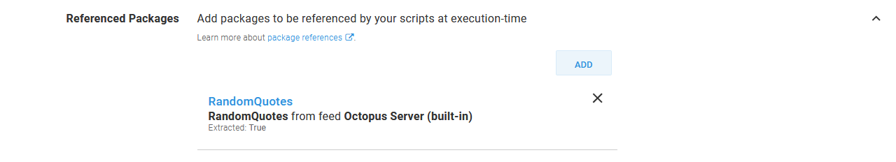 Referenced package