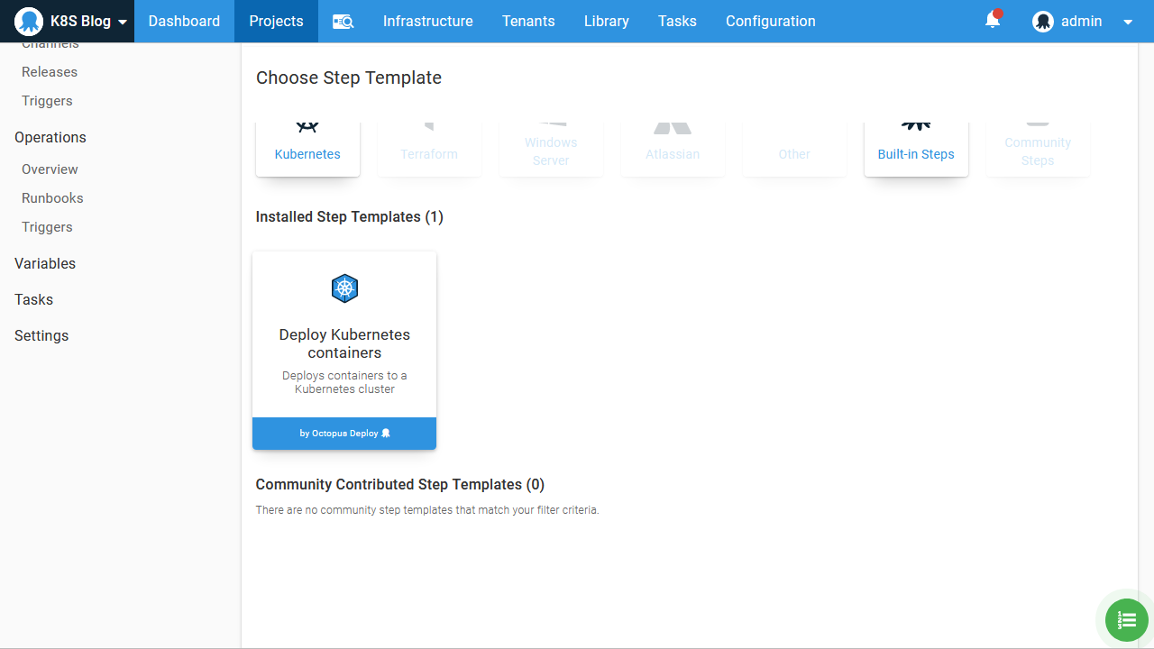 Kubernetes cointainer