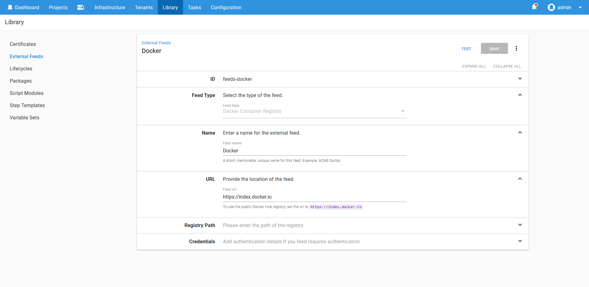 Kubernetes feed
