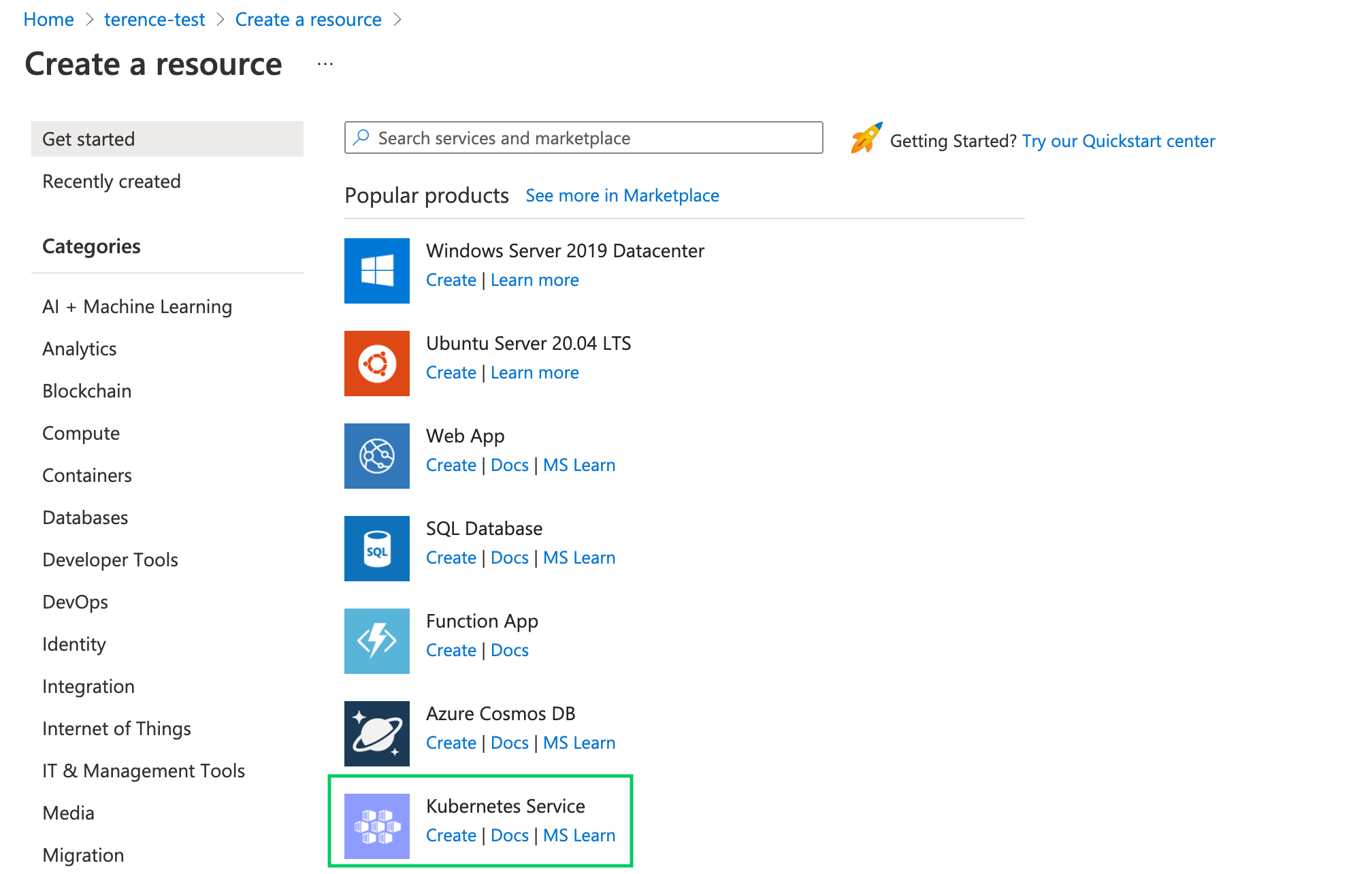 Create Kubernetes Cluster