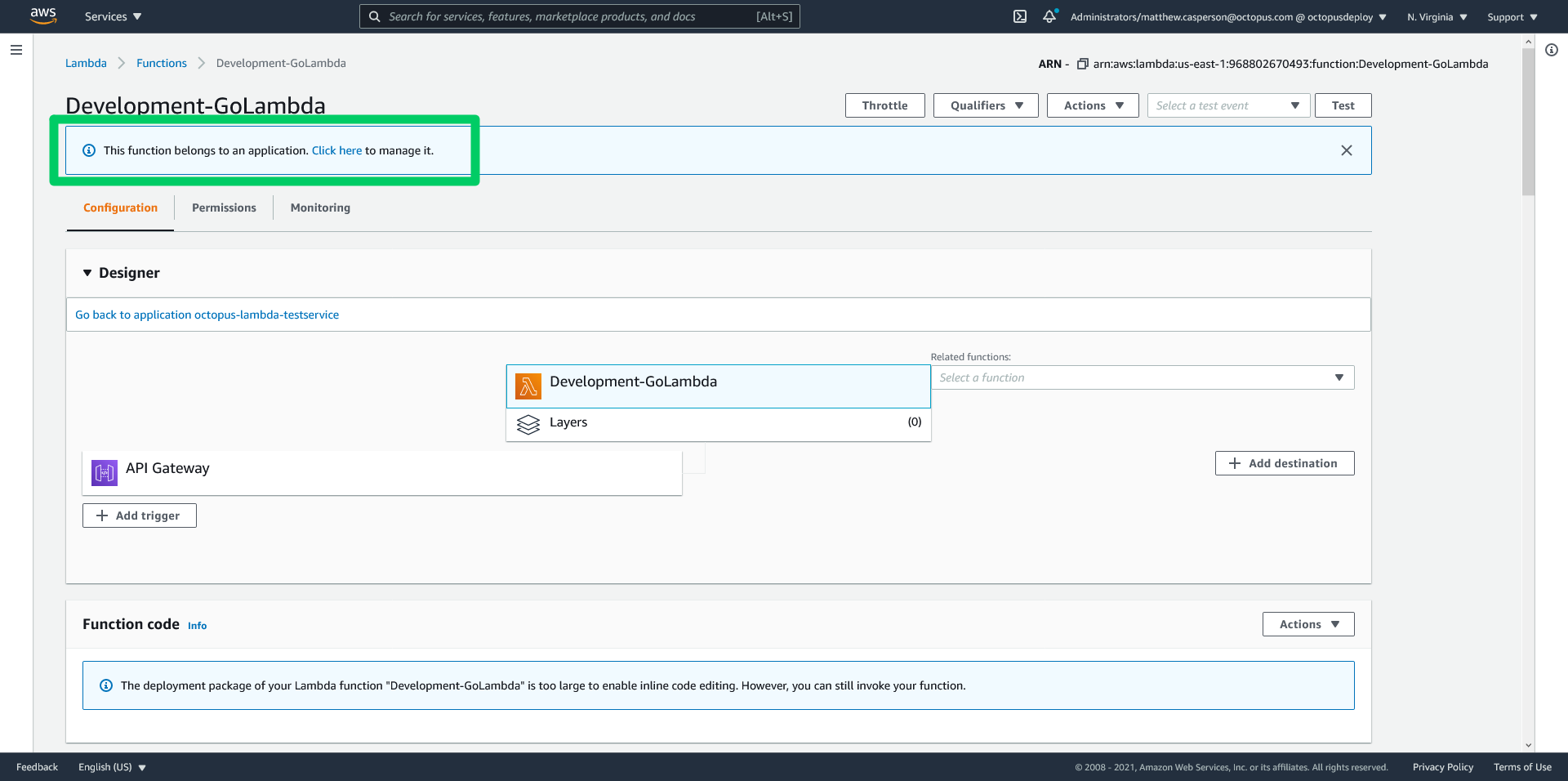 Lambda application