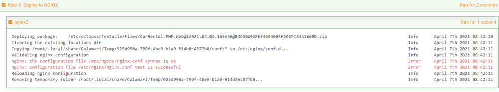 Octopus nginx stderr
