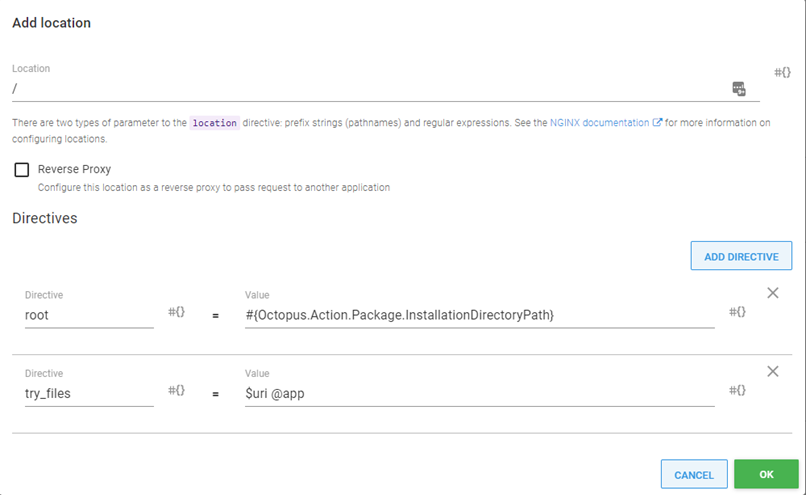Octopus nginx location1