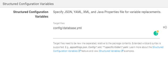 Octopus nginx structured variables