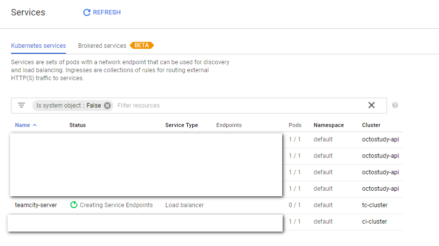Gcp creating loadbalancer