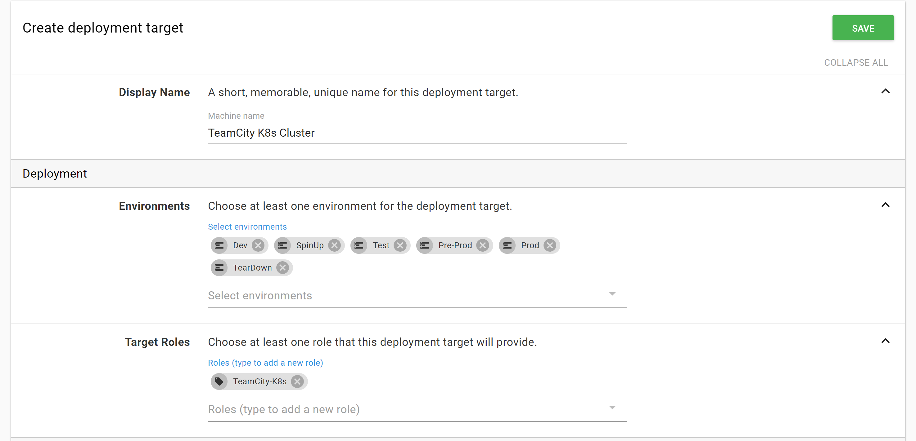 Octopus deploy add k8s start