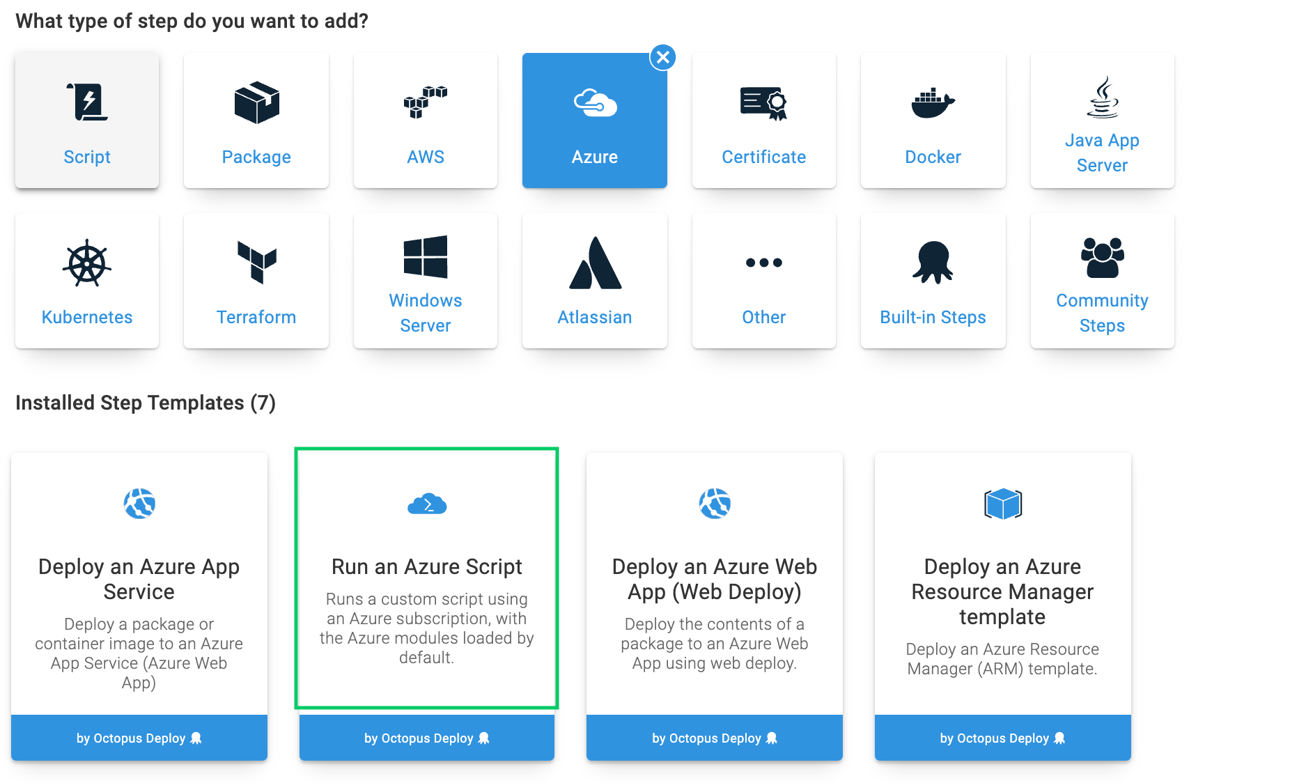 Azure script