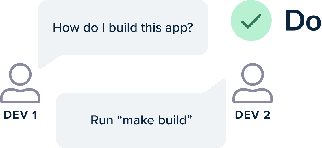 Simple single-step build