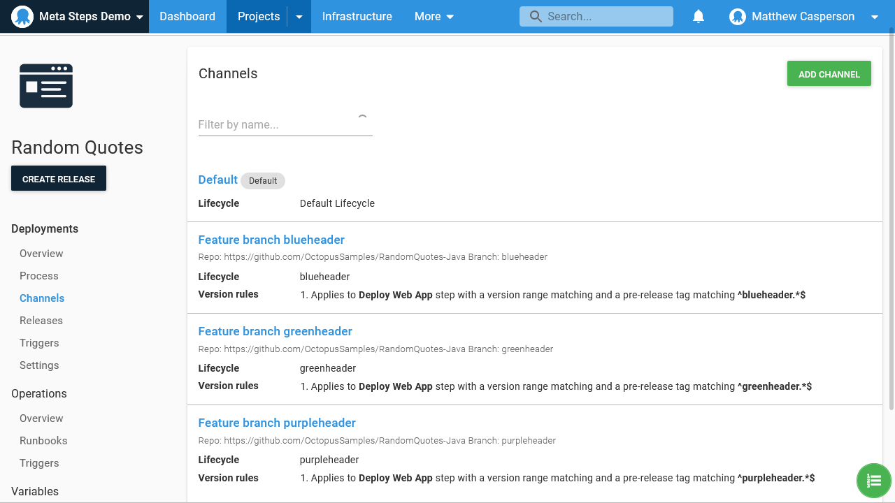 Channels