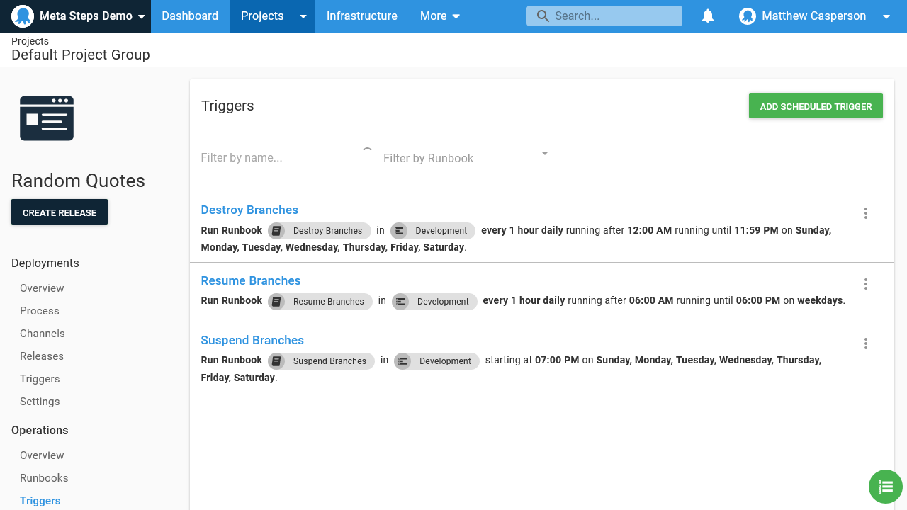 Triggers