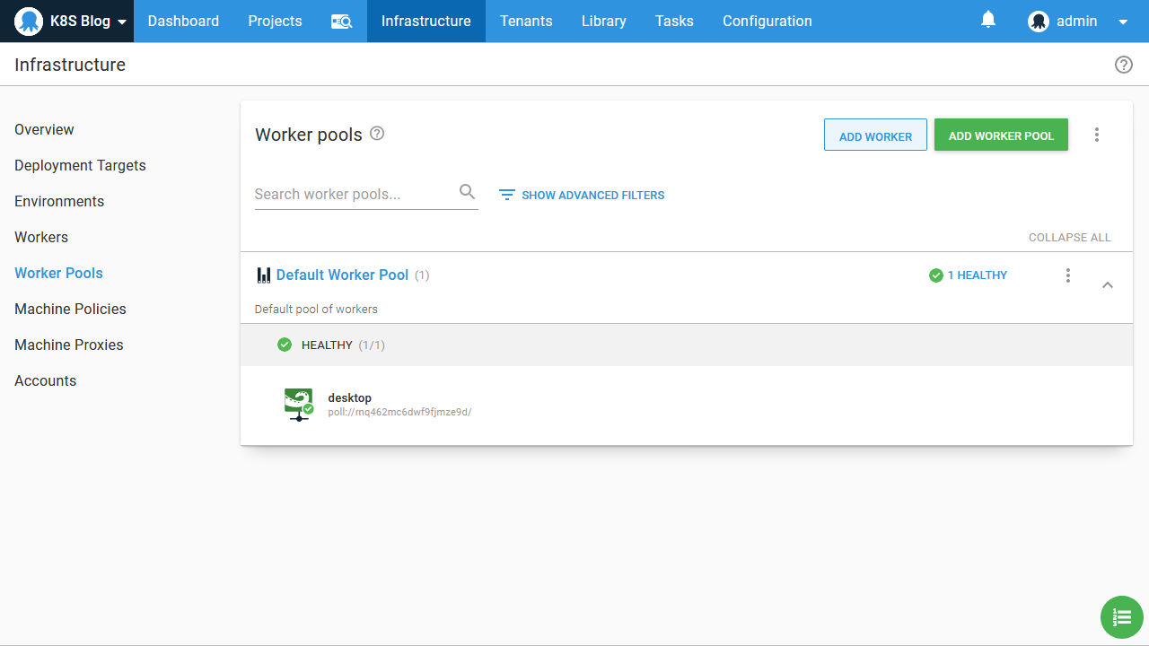 Worker instance