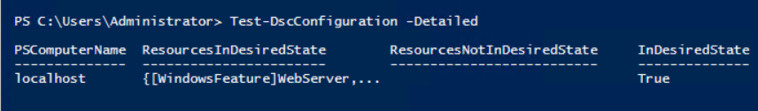 Test dsc configuration success