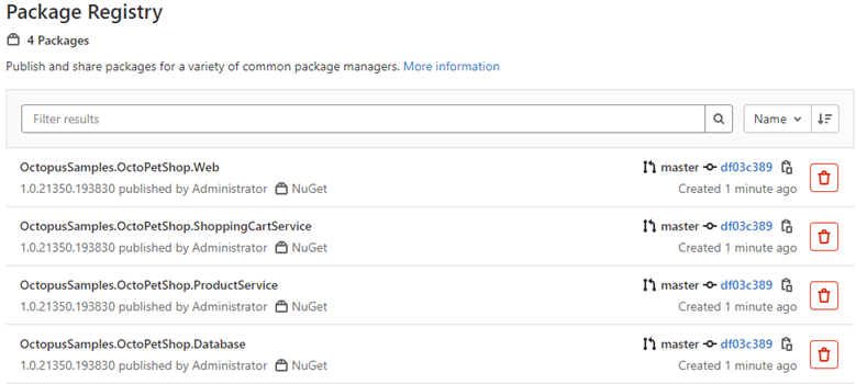 Gitlab nuget packages