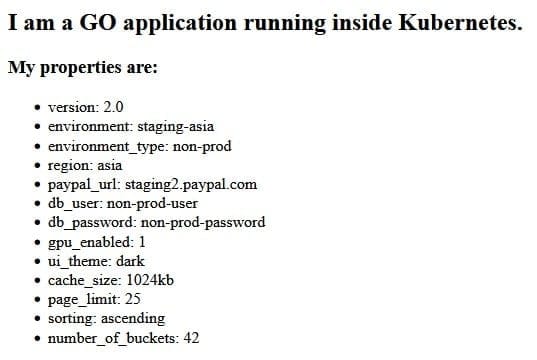 GitOps application example