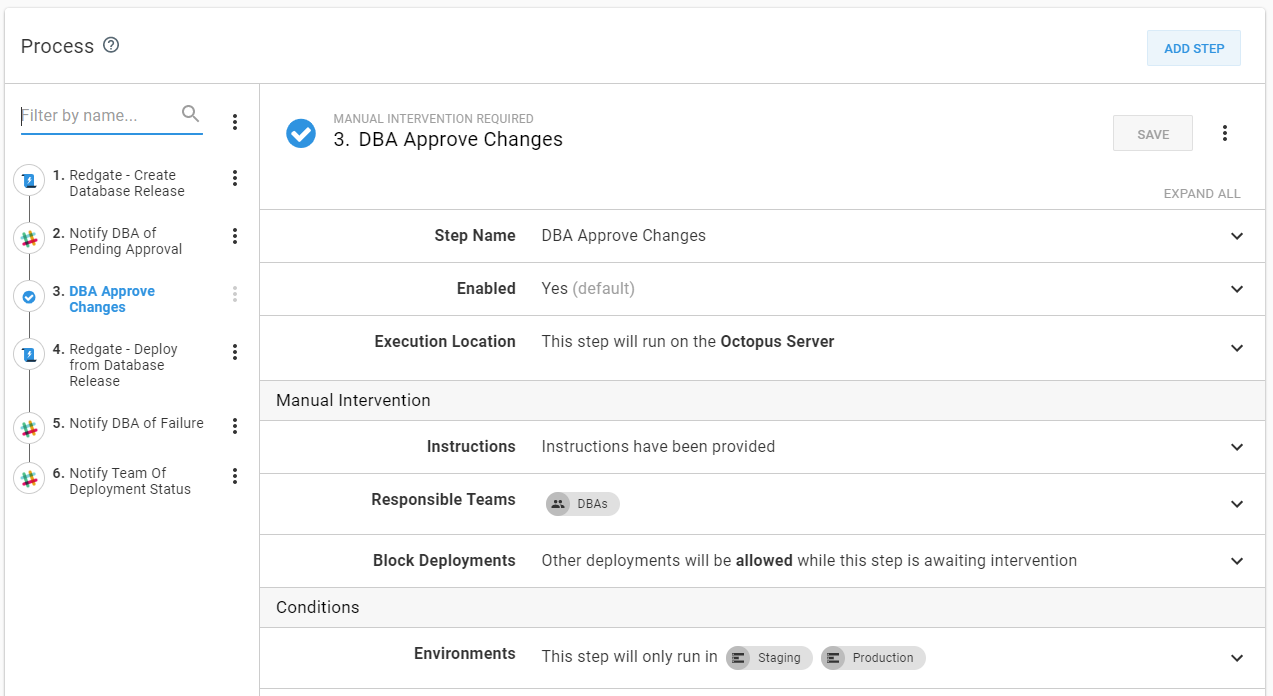 Automated database deployments v2 dbas approve
