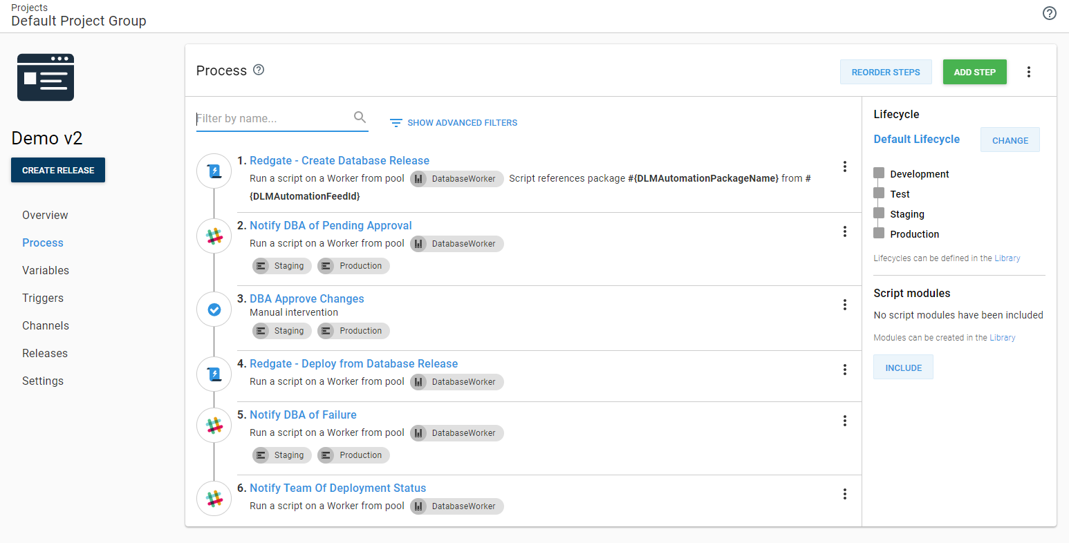 Automated database deployments v2 octopus overview