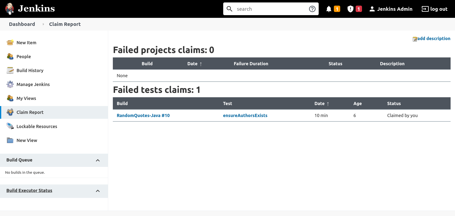 Claim Report