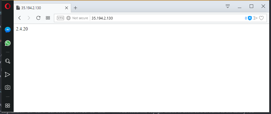 Canary web page