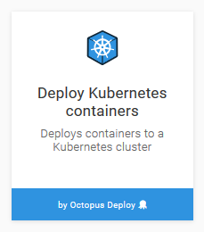 Deploy container step