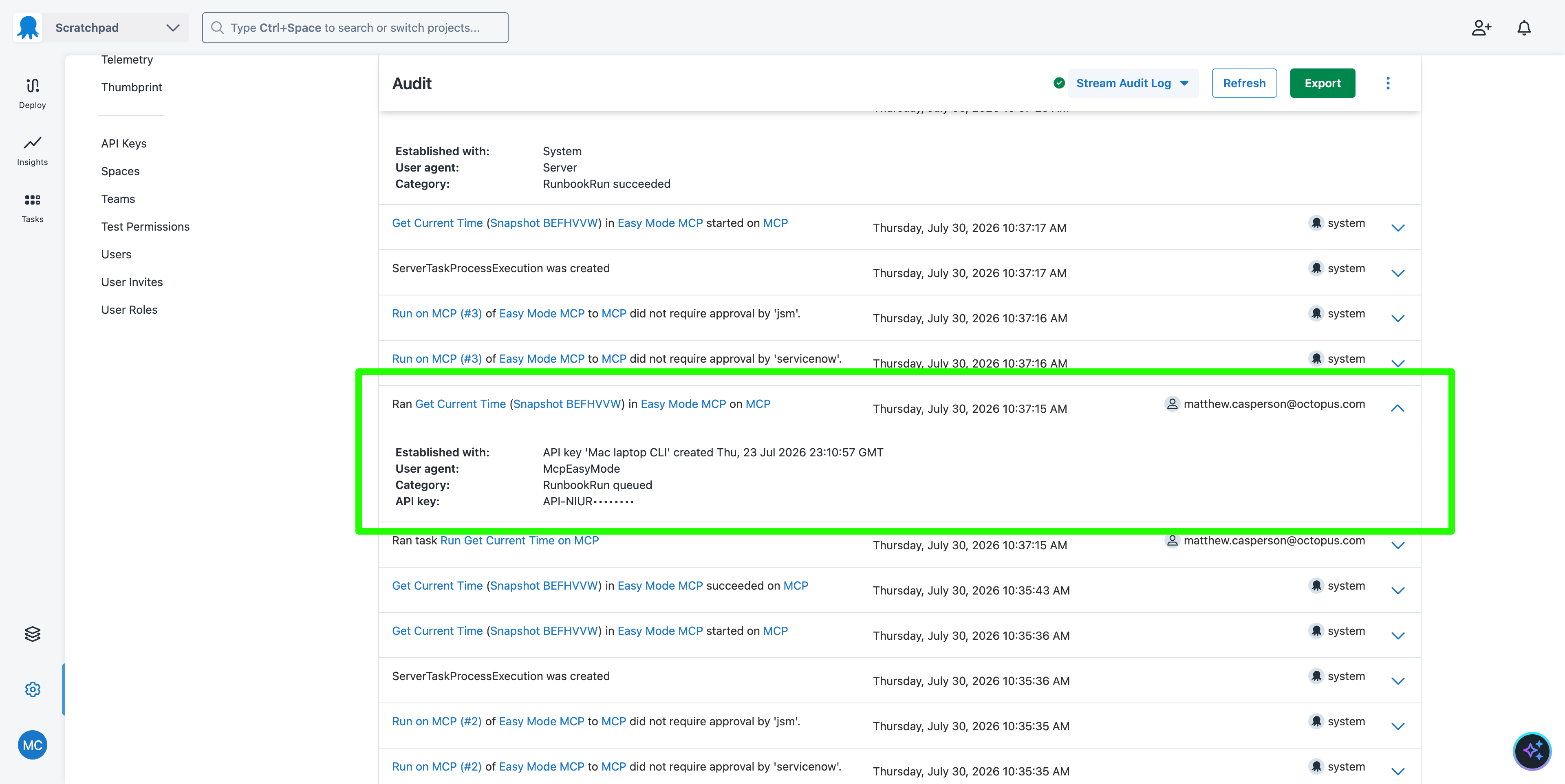 Audit Logs