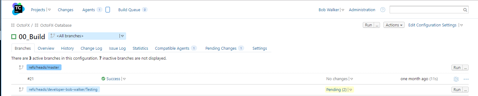 Teamcity pending build