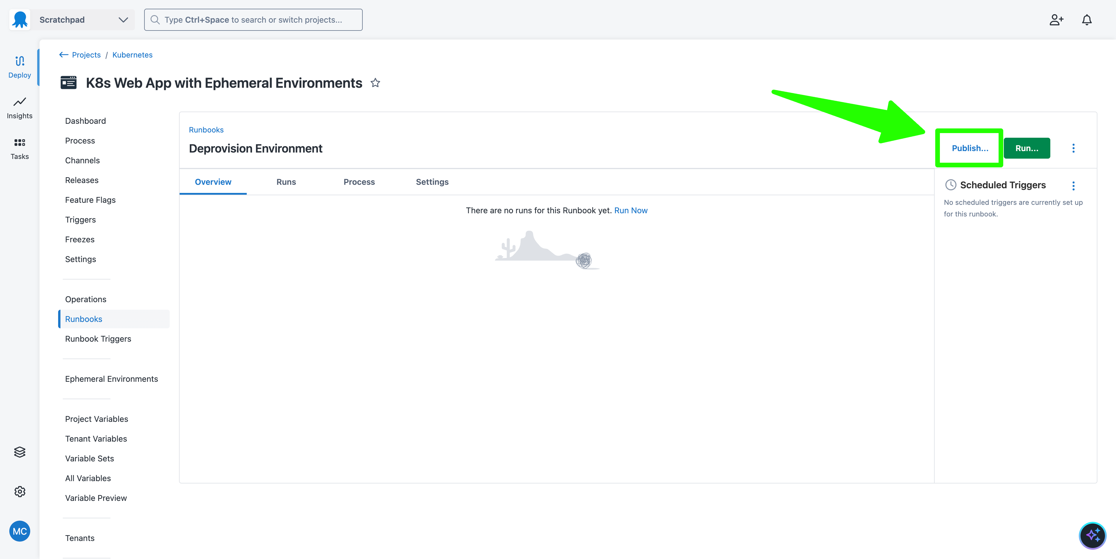 Publish Runbooks