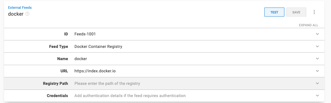 Docker registry