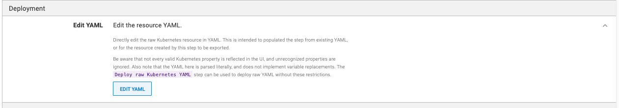 Edit YAML