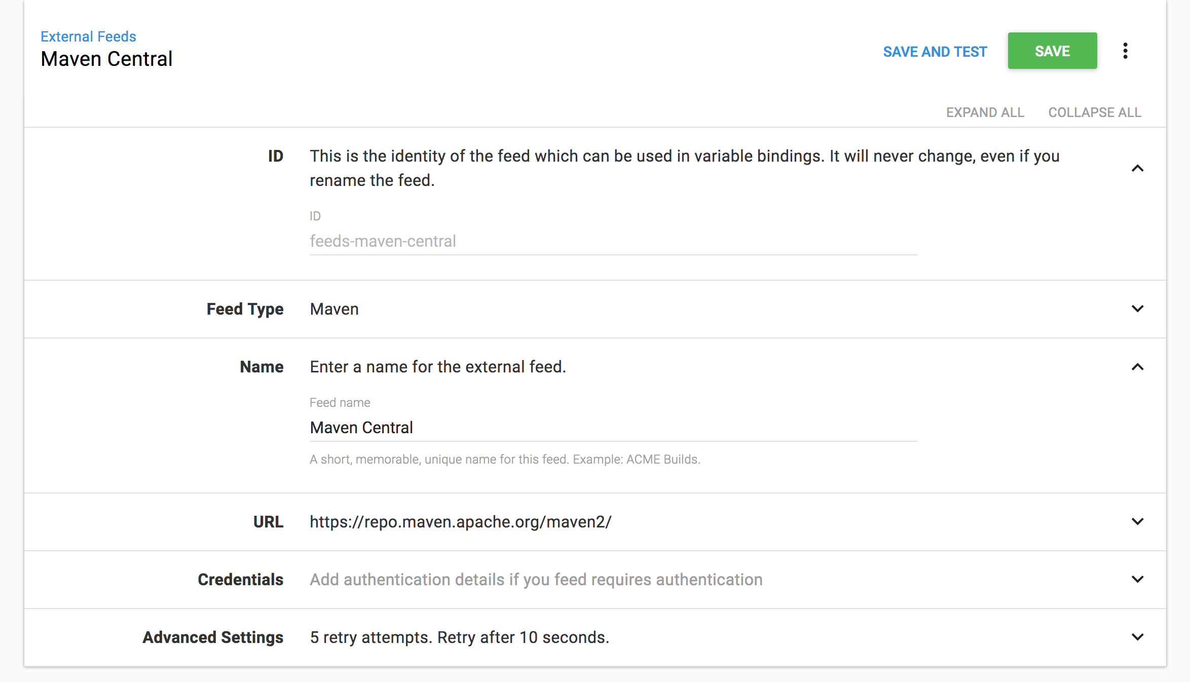 Maven Feed