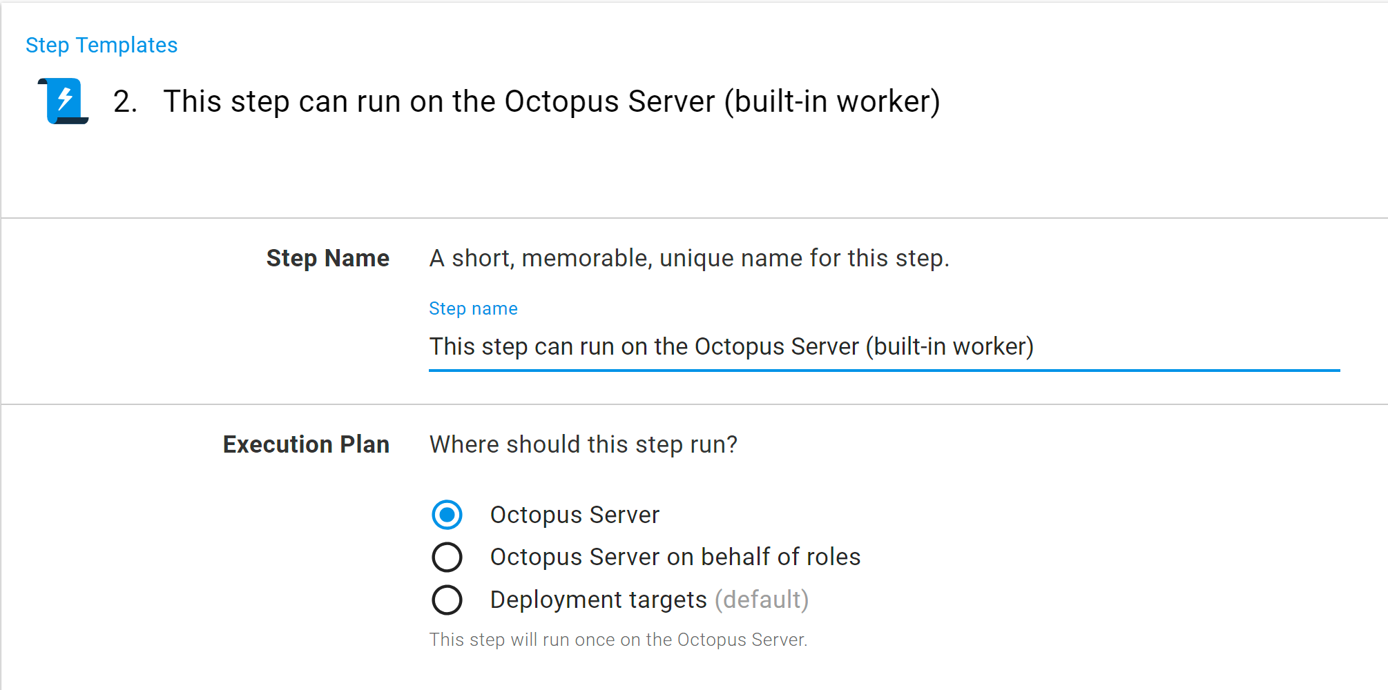 Script Step run-on-server