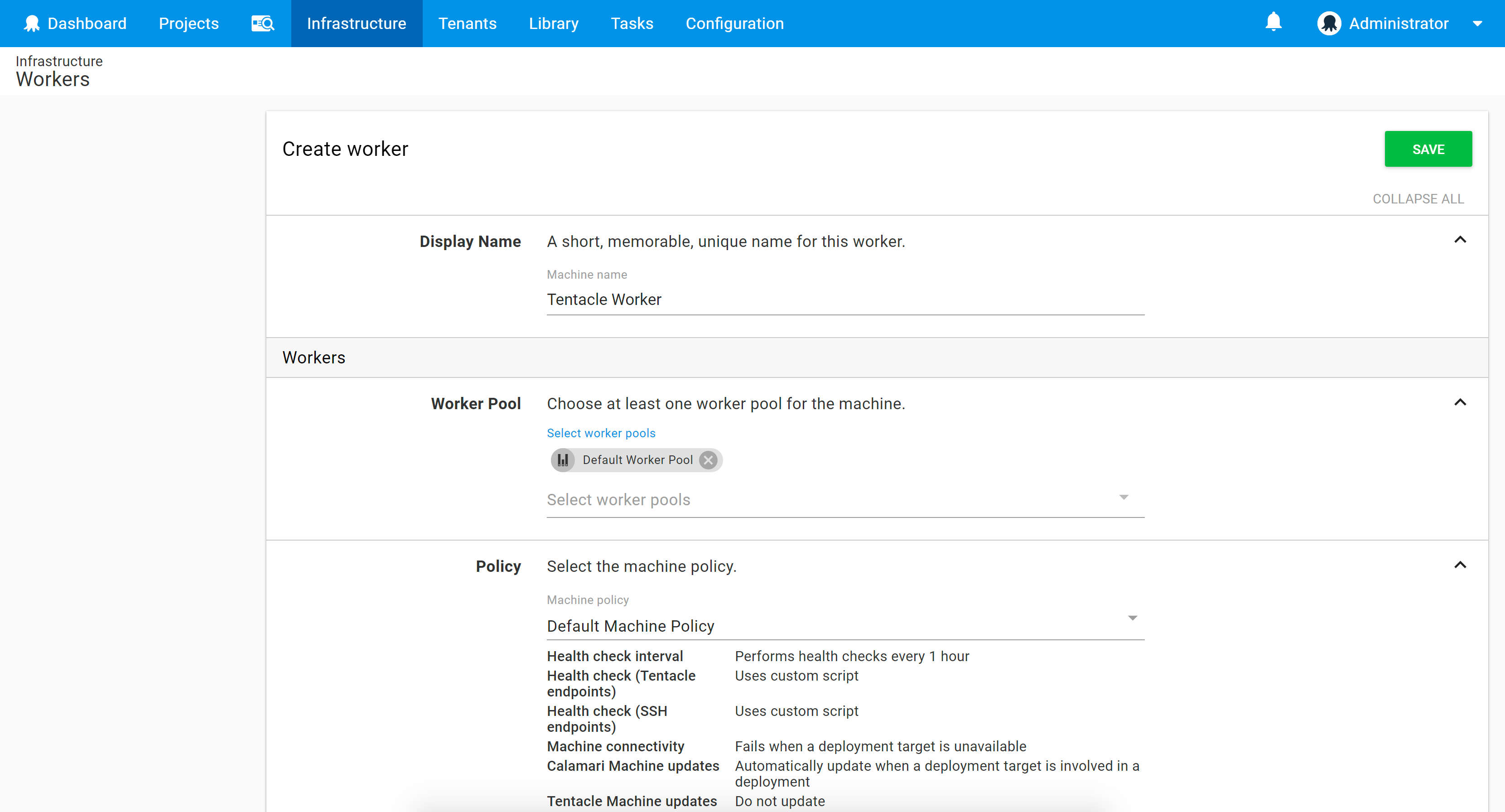 Worker Details