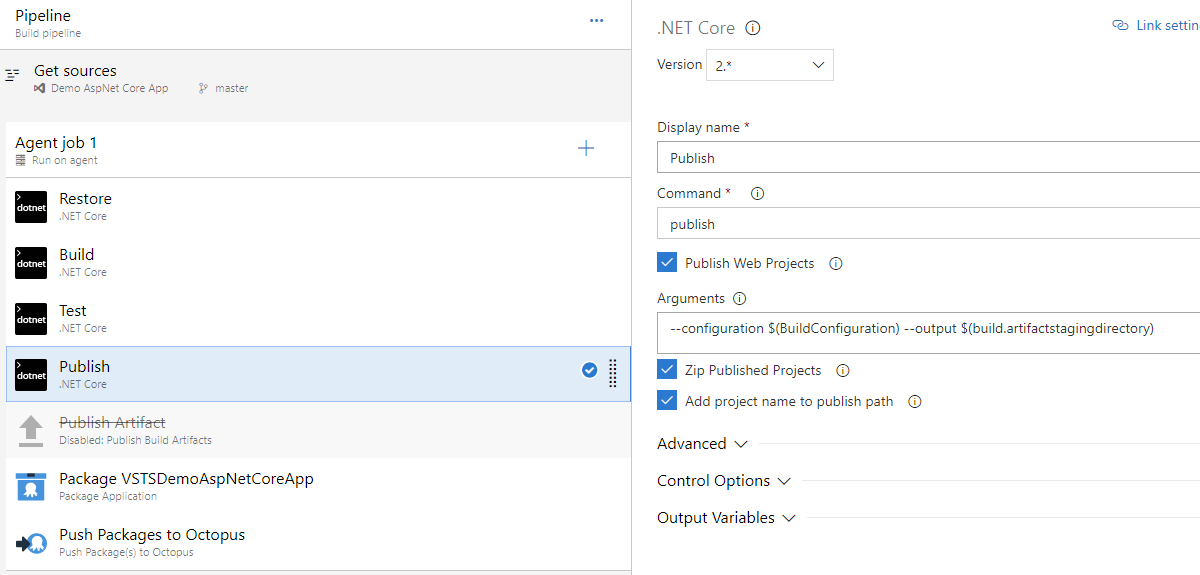 VSTS Publish