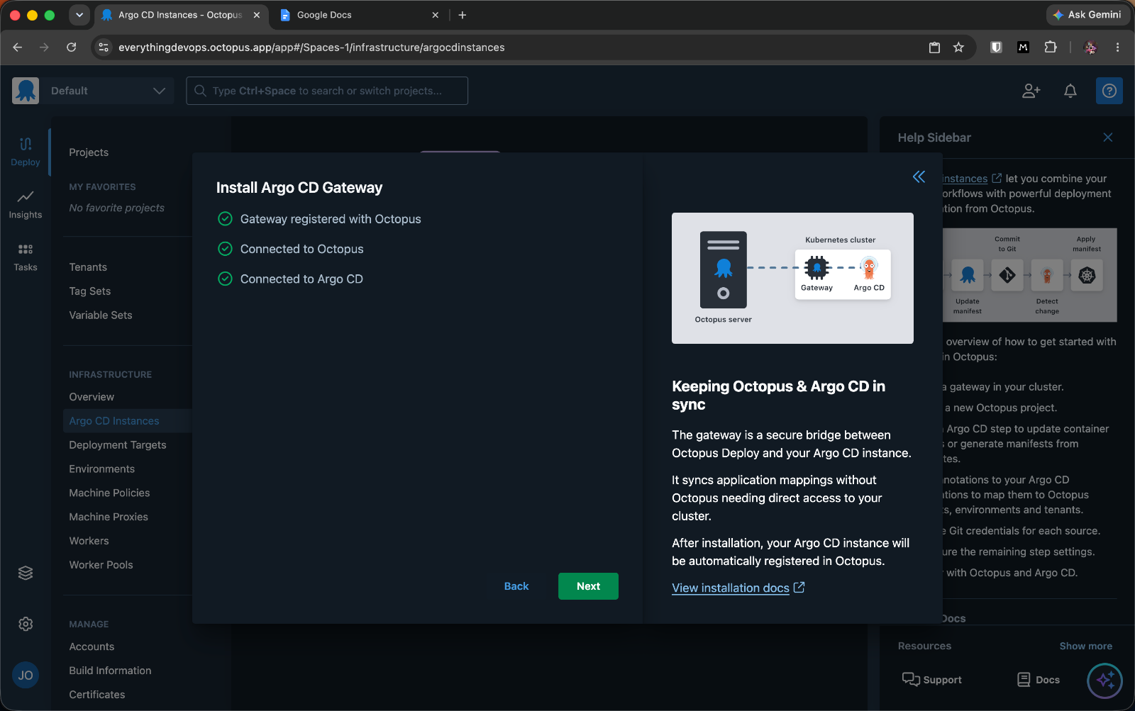 Install gateway