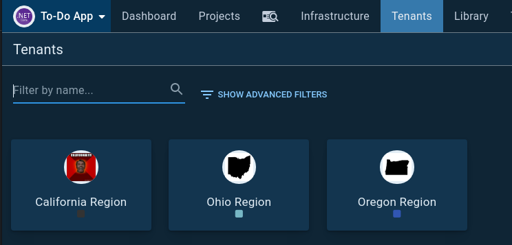 Octopus deploy aws tenant regions