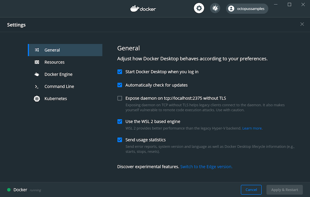 Wsl2 integration